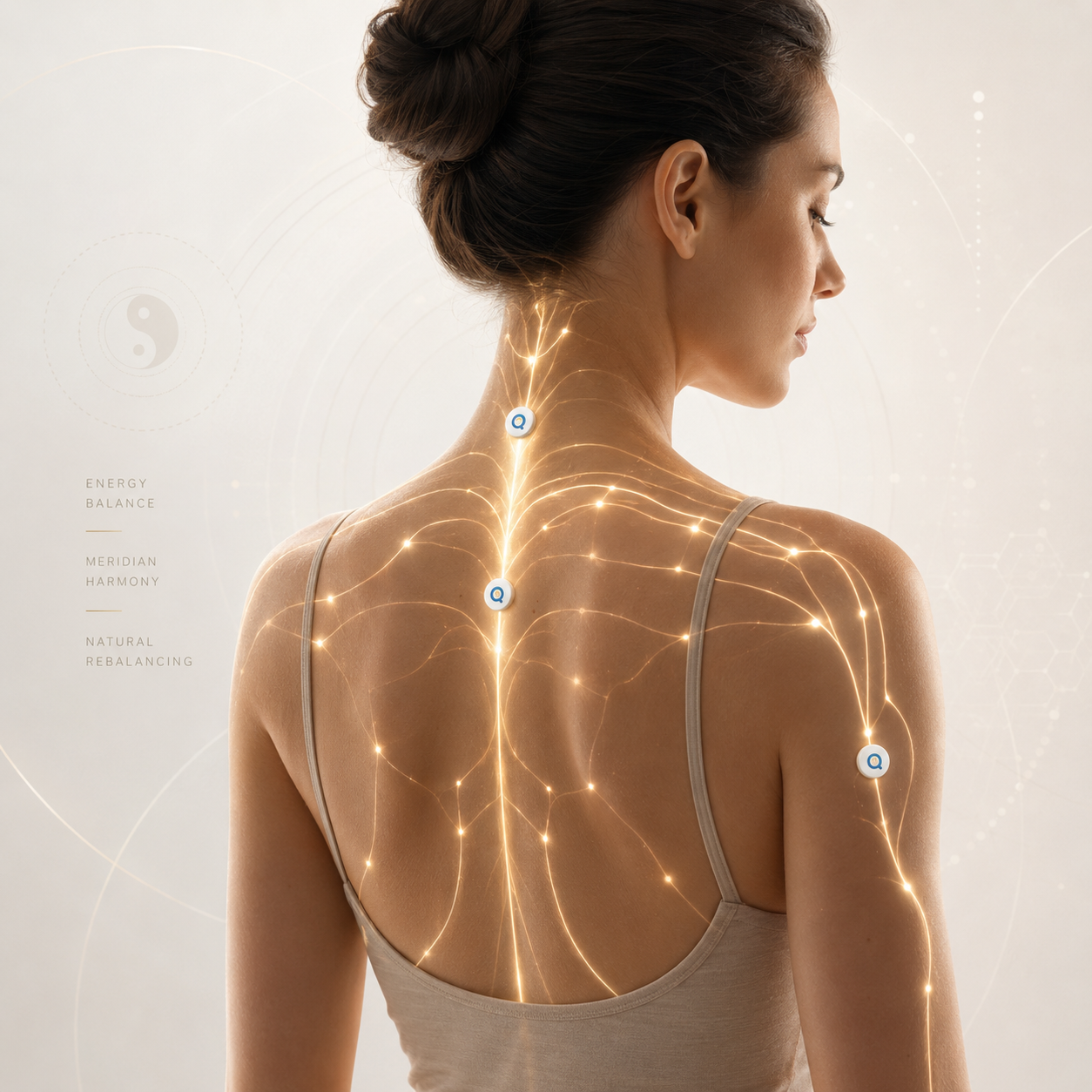 Kit da 3 Q-Disk Bianchi — biotecnologia informazionale agopuntura senza aghi RQI