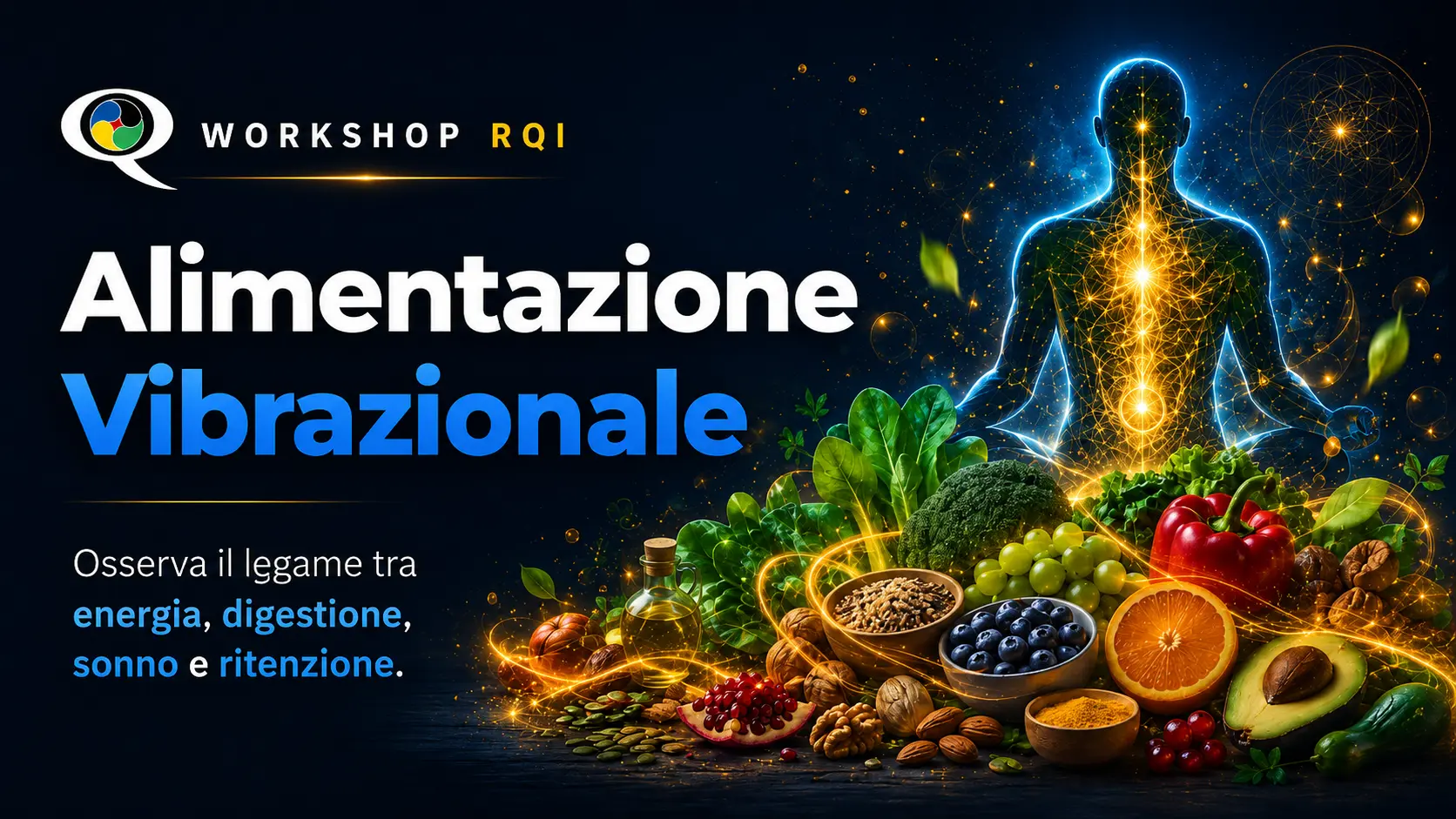 Alimentazione Vibrazionale: il legame tra energia, digestione, sonno e ritenzione